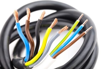 Elektrakabels en installatiedraad bij Het Kluspunt