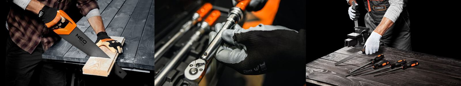 Gereedschap: moersleutels, hamer en duimstok